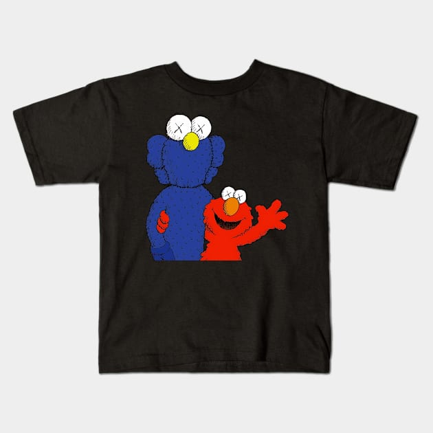 Kaws Design 9 Kids T-Shirt by BiteBliss